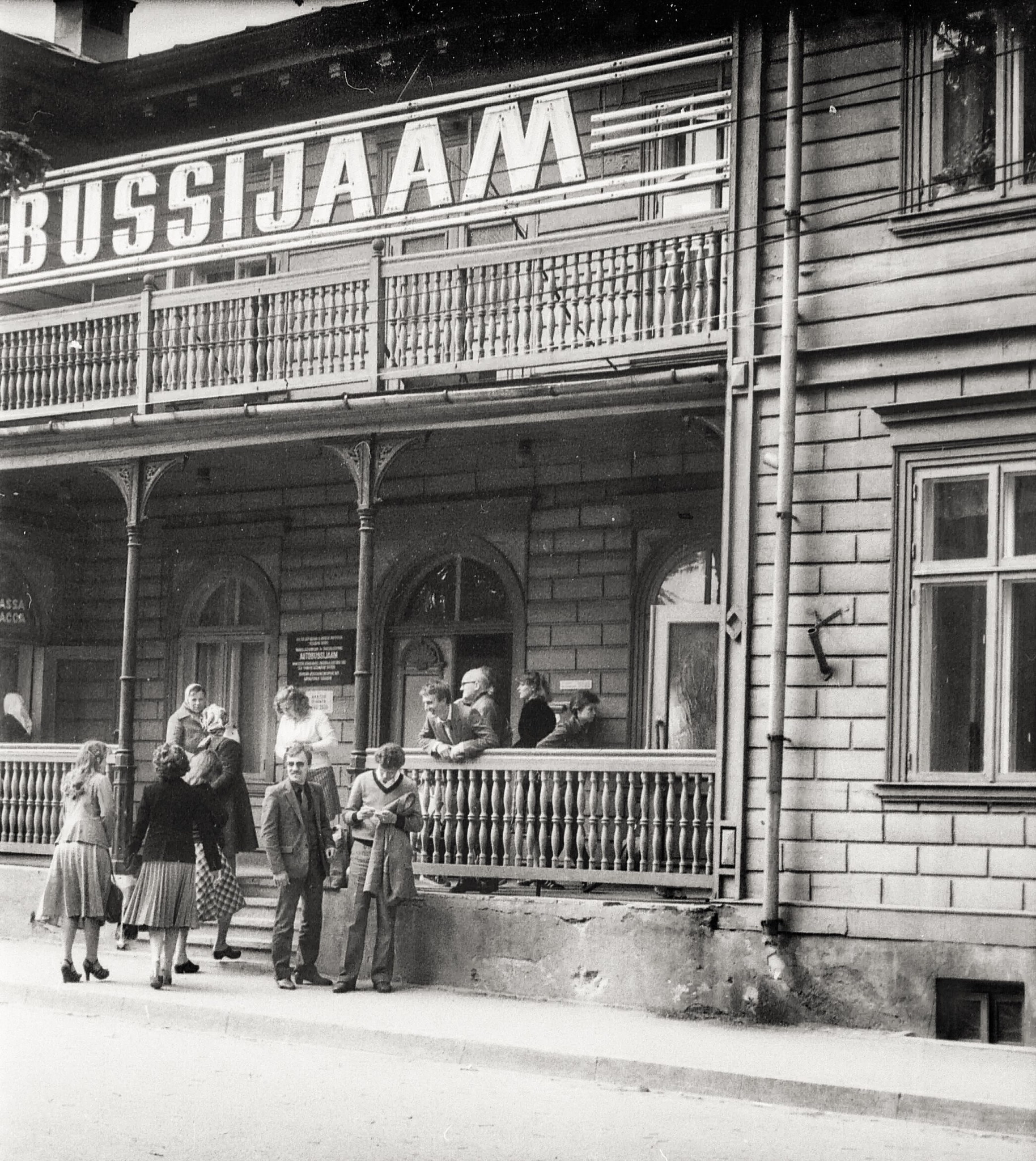 Pärnu Bussijaama hoone 1982.a