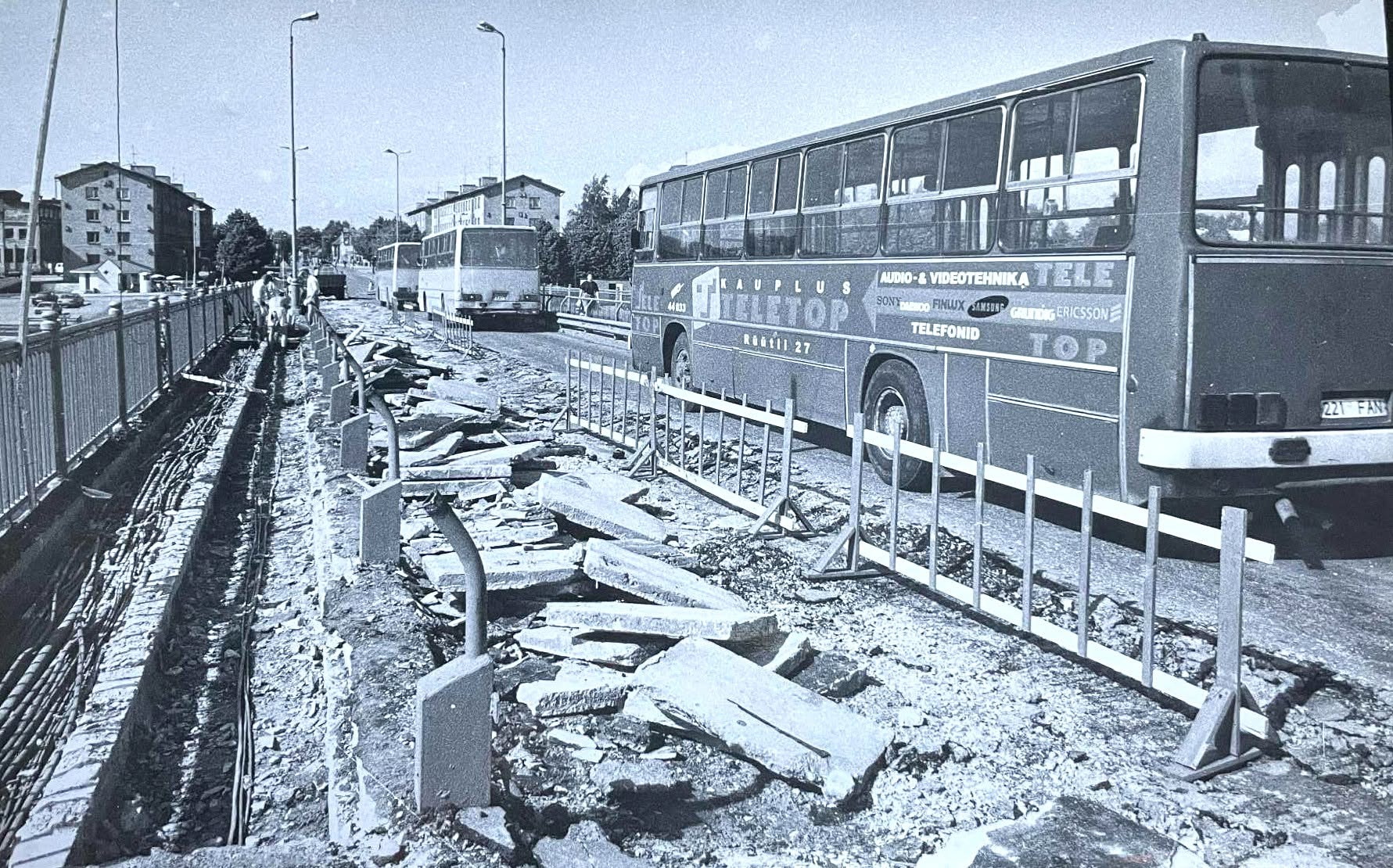 Pärnu Vana silla remont 1995.a.