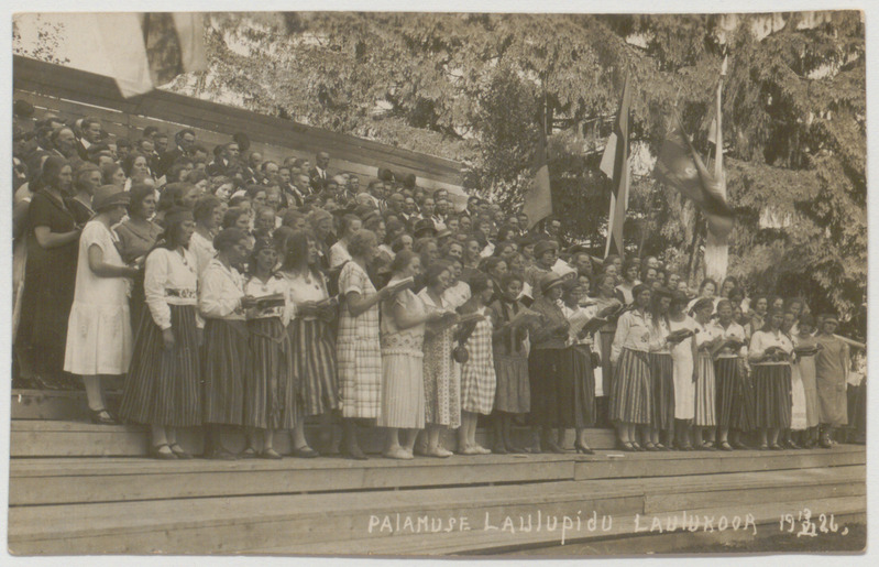 Foto "Palamuse Laulupidu, 13.06.1926"