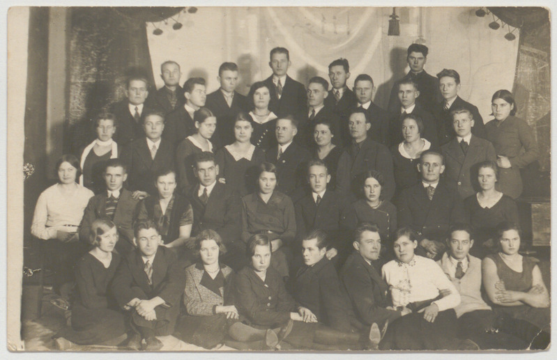Grupifoto "Tantsukursus Palamusel", 21.12.1932