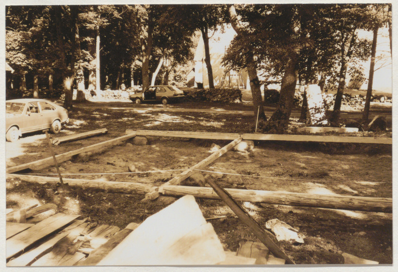 Palamuse koolmuuseumi kõrvalhoone ehitamine