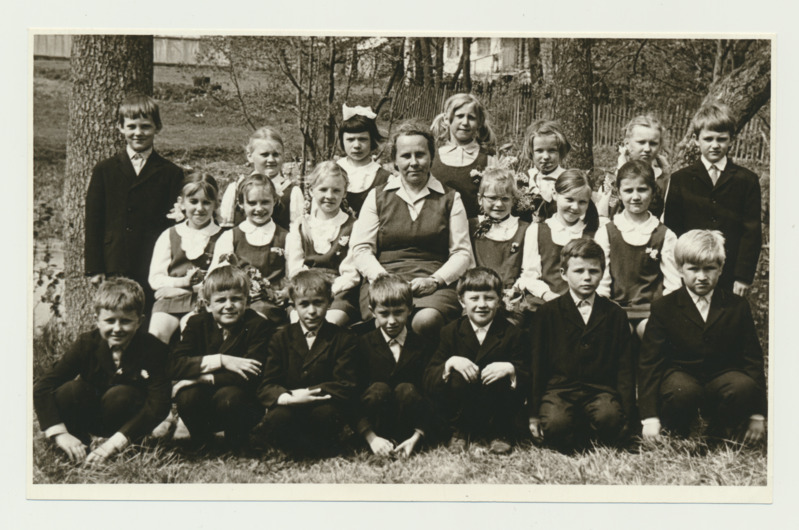 Palamuse Keskkooli II kl 1971. a kevadel