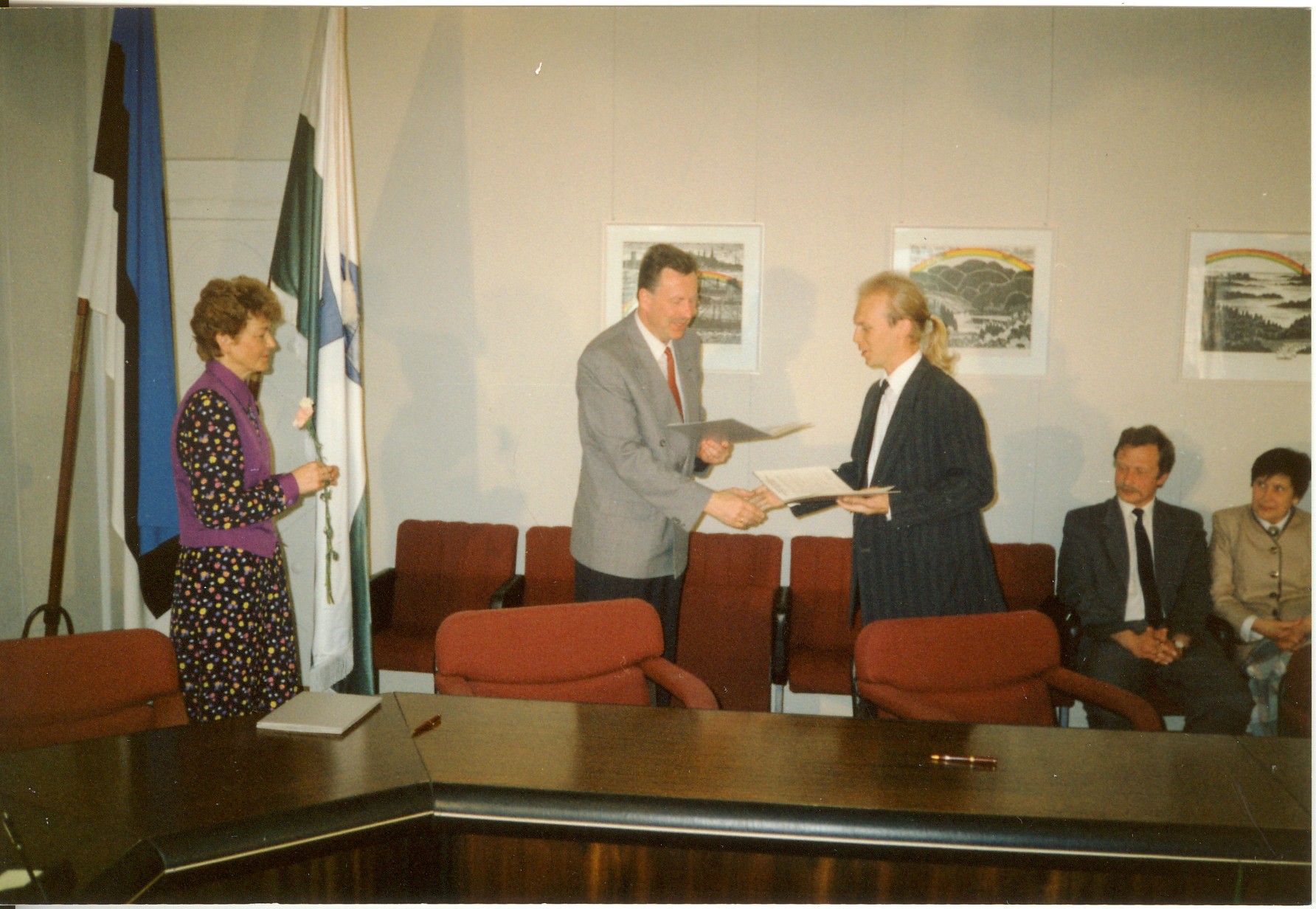 foto, Järvamaa Kultuurifondi asutamine 1993.a.
