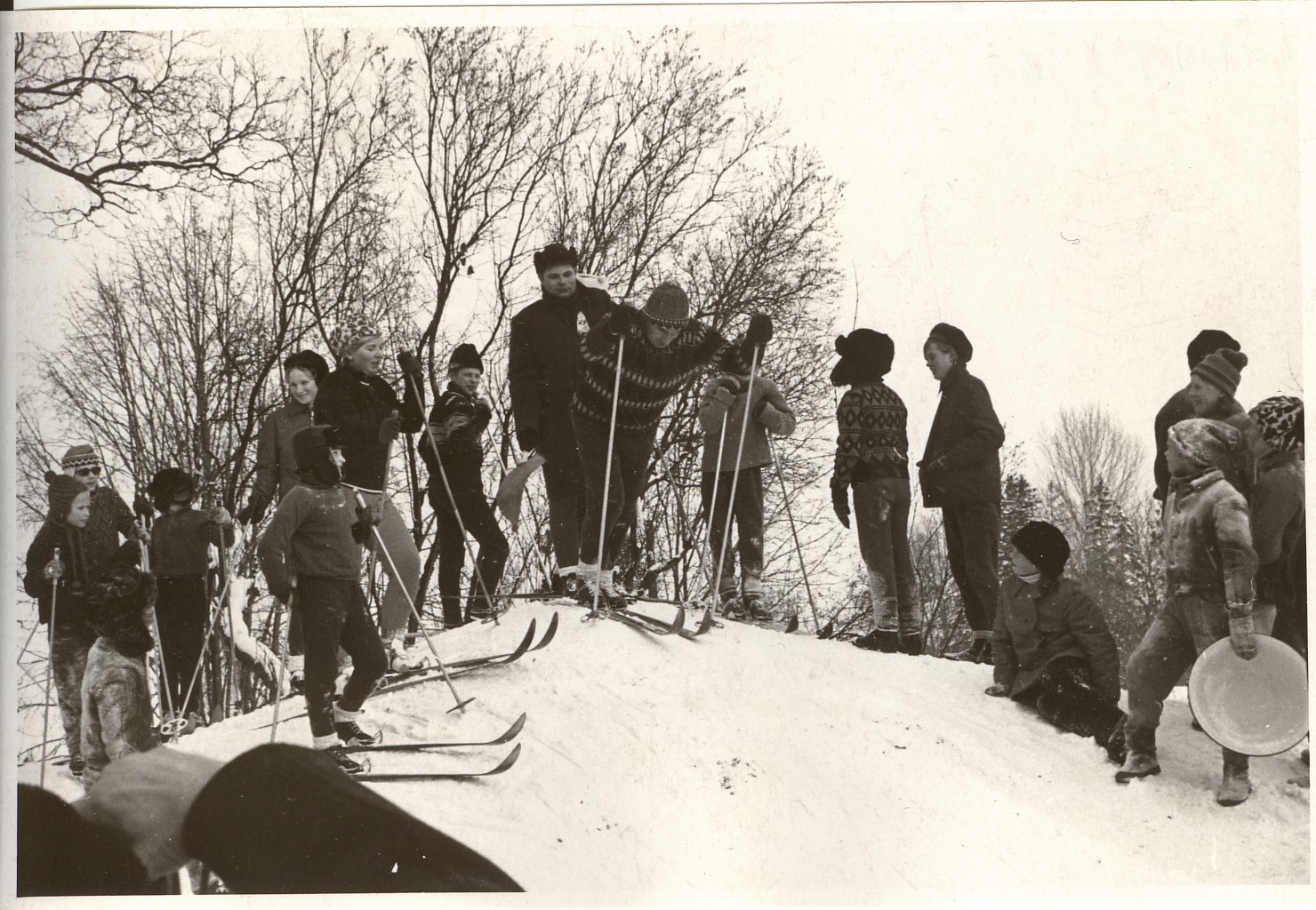 foto, Paide linna vastlapäev 1969.a.