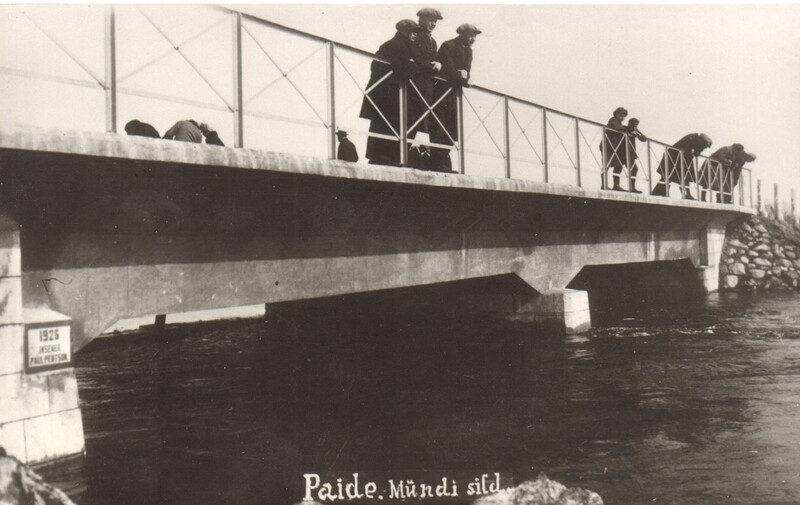 fotokoopia, Mündi sild Paide lähistel  1930-ndatel a.