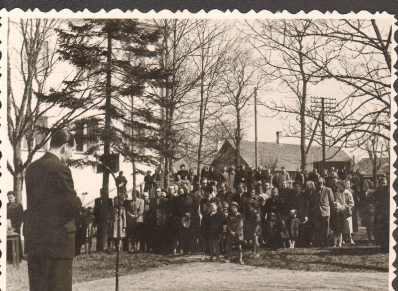 foto, mälestussamba avamine Orinal 1918.a. langenuile 1959.a.