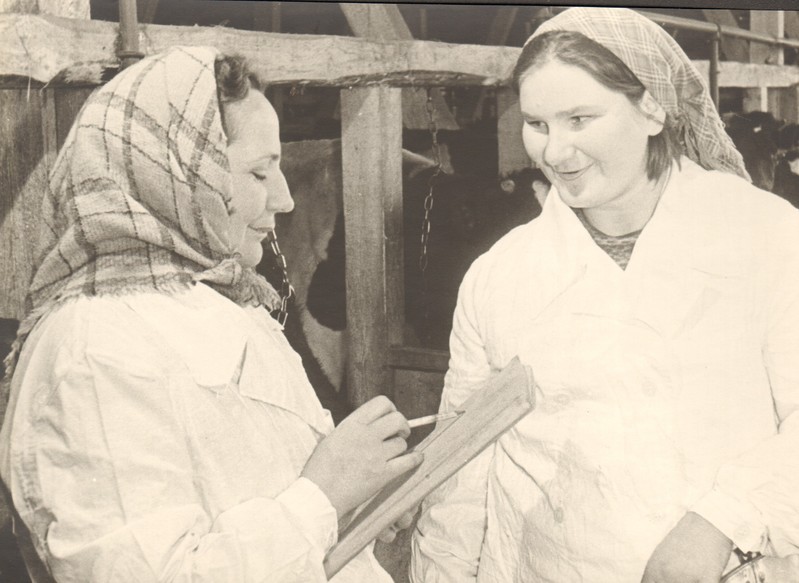 foto, Klara Adur, Leida Nestor 1961.a.