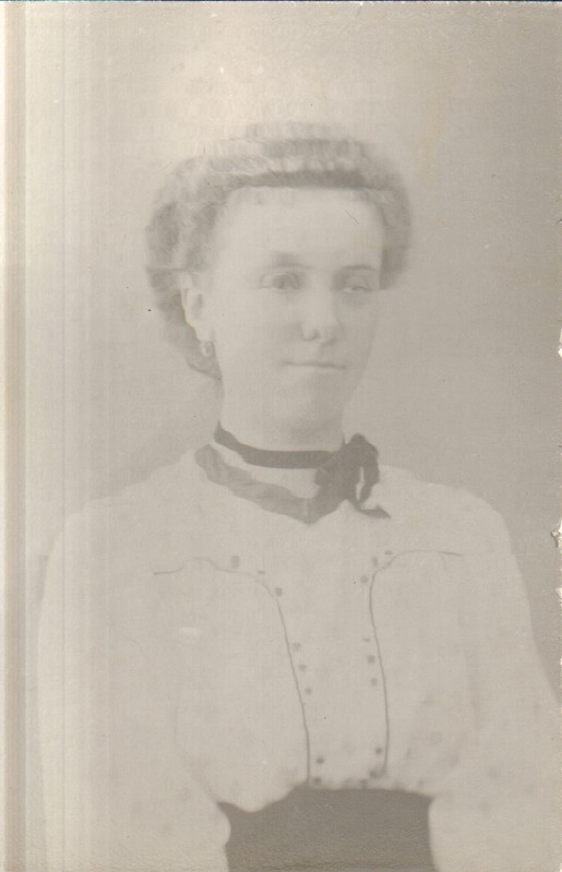 klaasnegatiiv, prl. Rosenheina portree 1906.a.
