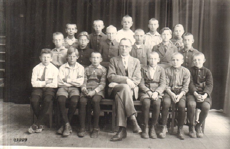 klaasnegatiiv, Paide algkooli IV klass 1930.a.