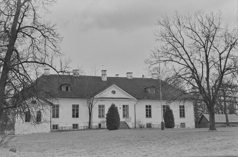 negatiiv, Väätsa mõisahoone 1970-ndatel a.