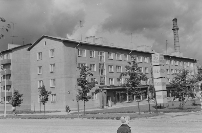 negatiiv, Paide Väike-Aia 2 hoone 1970-ndatel a.