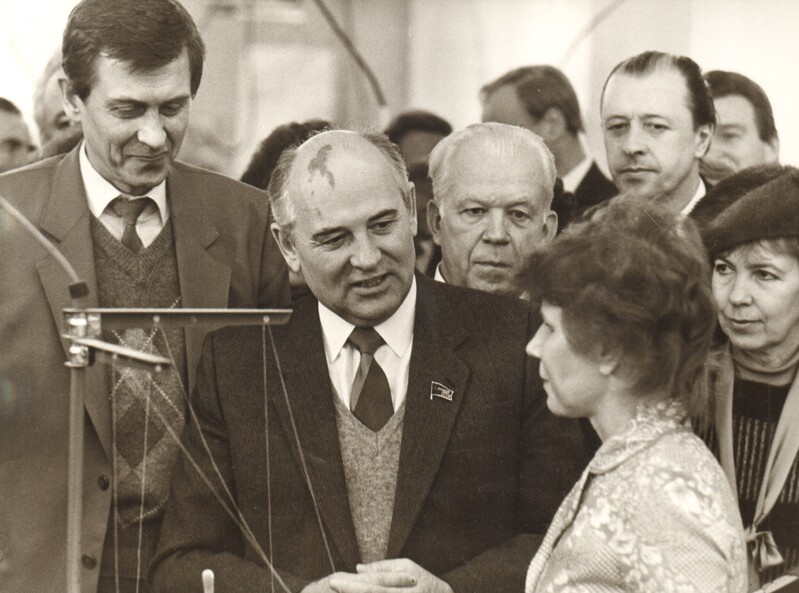 foto, M.S.Gorbatšov Tallinnas "Maratis" 19..02.1987.a.