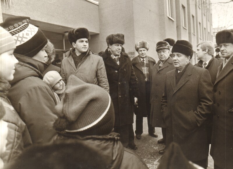 foto, M. Gorbatšov Paides 20.02.1987.a.