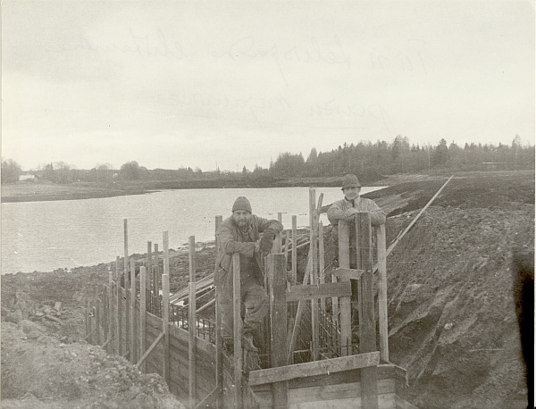 foto, Türi tehisjärve ehitamine 1992