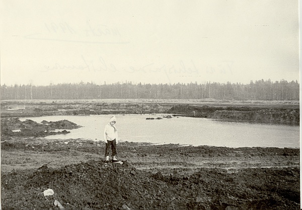 foto, Türi tehisjärve ehitamine 1991