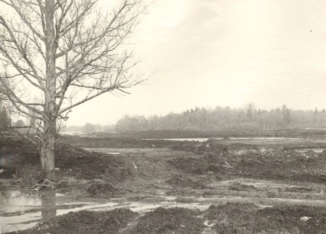 foto, Türi tehisjärve ehitamine 1990