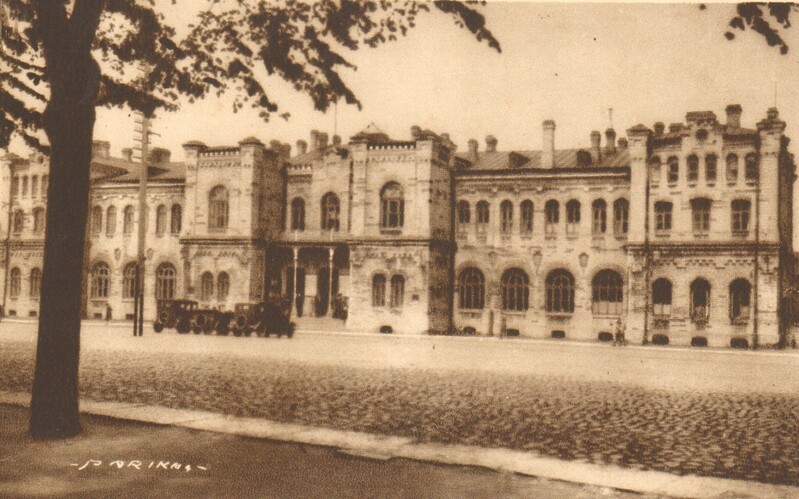 postkaart, Tallinna Balti jaam 1910-ndad a.