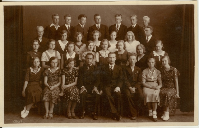 foto Paide Ühisgümnaasiumi  4.klass 1934