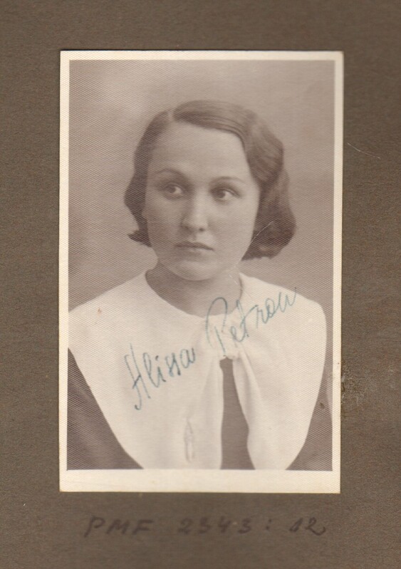 foto, Paide Järvamaa Ühisgümnaasiumi õpilane Alissa Petron-Unt 1935