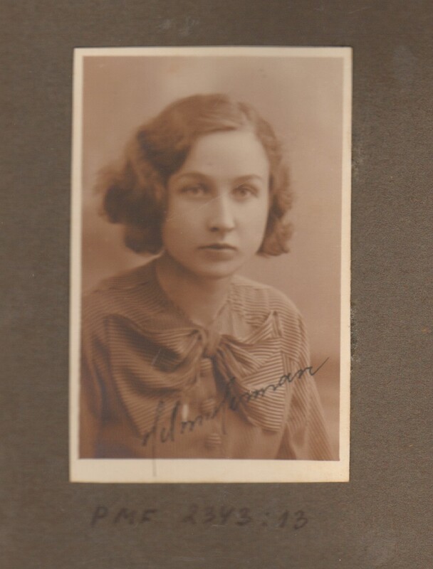 foto, Paide Järvamaa Ühisgümnaasiumi õpilane Helmi Herman 1935