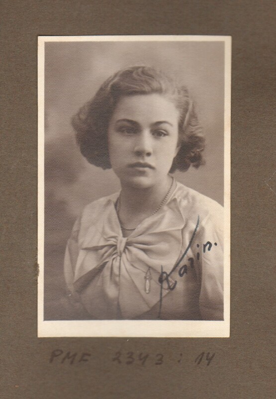 foto, Paide Järvamaa Ühisgümnaasiumi õpilane Karin Trossi Simonlatser 1935