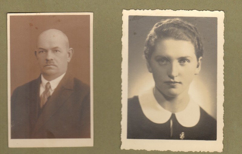 fotod Lõõla algkool ja juhataja Ed. Praks, õpetaja L. Meret 1940