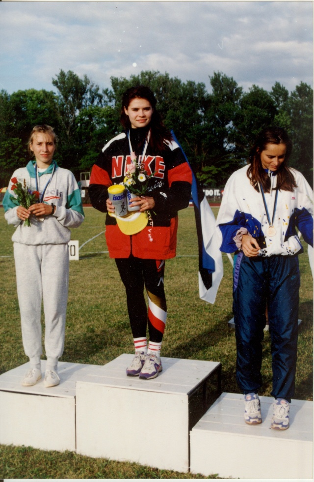 värvifoto Rutti Luksepp Eesti meistrivõistlused Kuressaares 1995