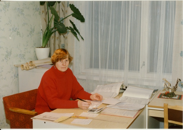 värvifoto Imavere valla maanõunik Sirje Tamm 1995