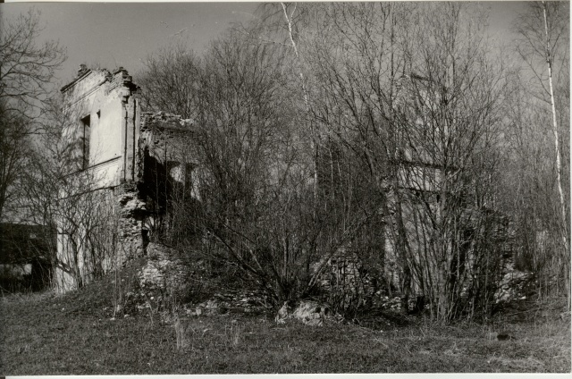 foto Müüsleri mõisa varemed 1988