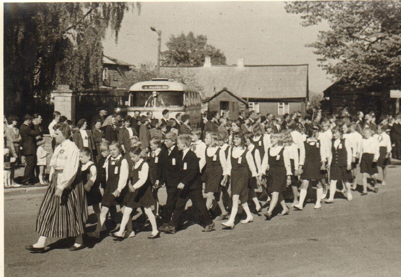 foto Paide rajooni laulupäev 1969