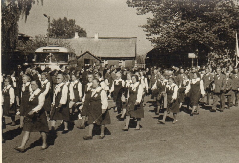 foto Paide rajooni laulupäev 1969