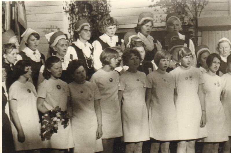 foto Paide rajooni laulupäev 1969