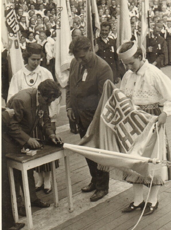 foto Paide rajooni laulupäev 1969