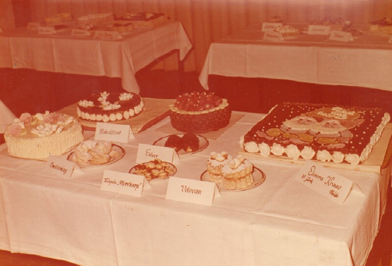 foto ÜTE Ühenduse kondiitrite võistlustööd Paide 1978