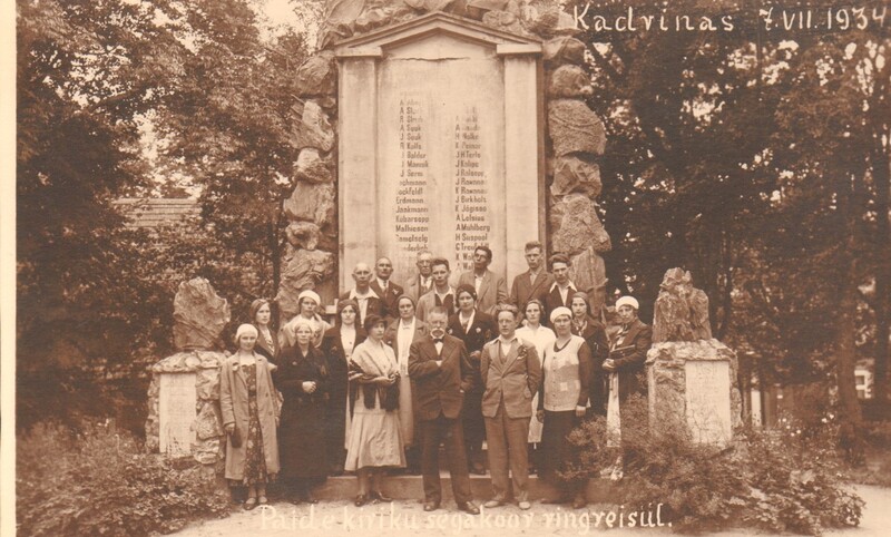 foto Paide kiriku segakoor ringreisil 1934