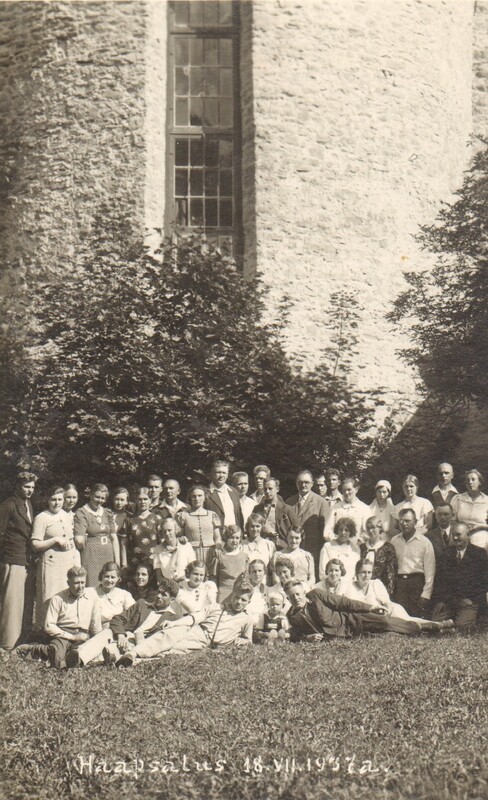 foto Paide kiriku segakoor ringreisil 1937