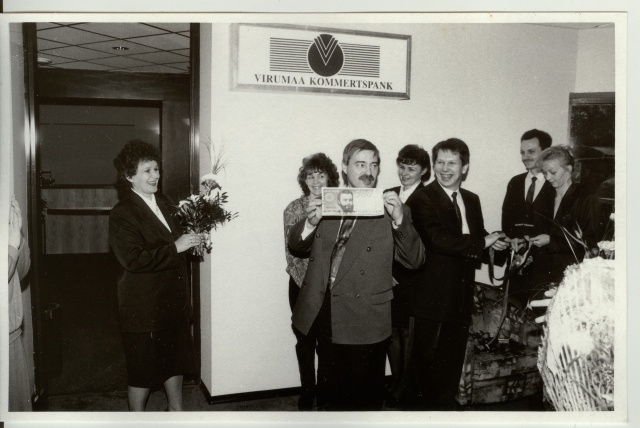 foto Paide kommertskeskuses Kommertspanga avamine 1994