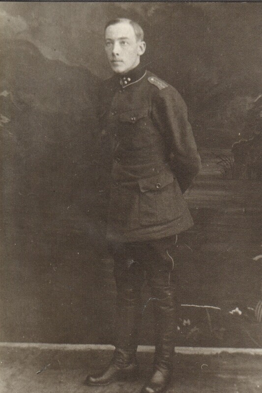 fotokoopia vabadussõdalane major Voldemar Silbermann