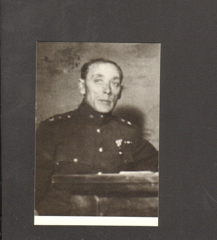 fotokoopia vabadusristi kavaler major Voldemar Silbermann