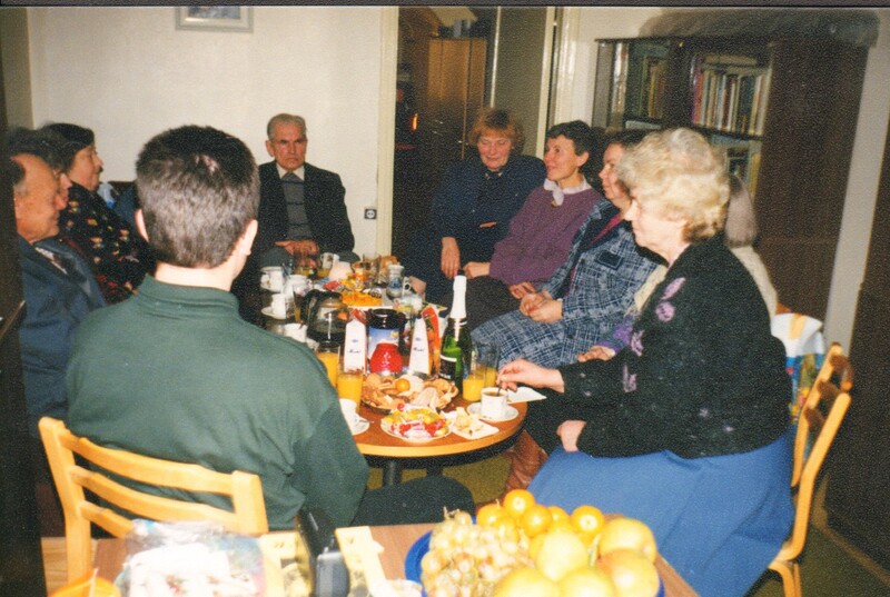 värvifoto jõulupidu Järvamaa Muuseumis 1996