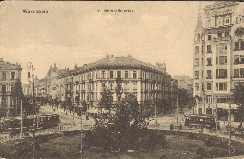 postkaart Varssavi vaade