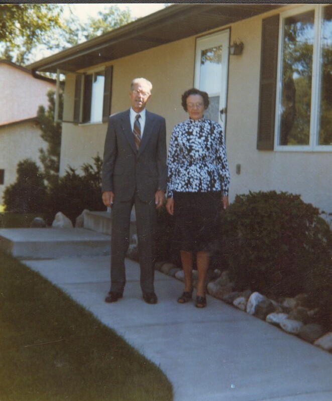 värvifoto Egon Stephan abikaasaga Minnesotas