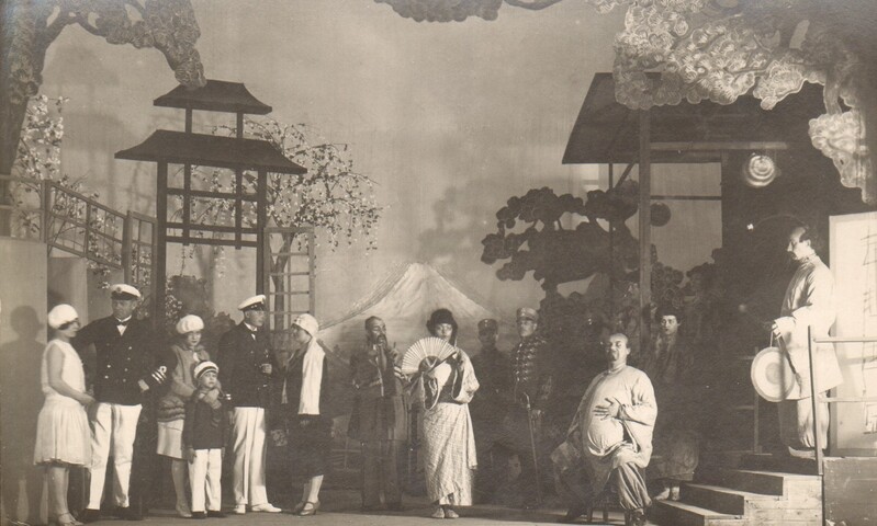 foto näidendi Geiša tegelased laval Paide 1930-ndad