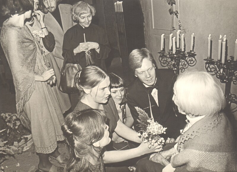 foto Helmi Tohvelmani 80. juubel 1980
