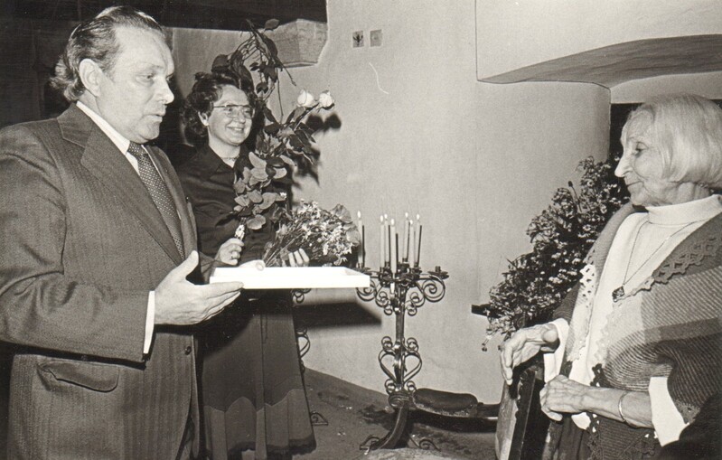 foto Helmi Tohvelmani 80. juubel 1980
