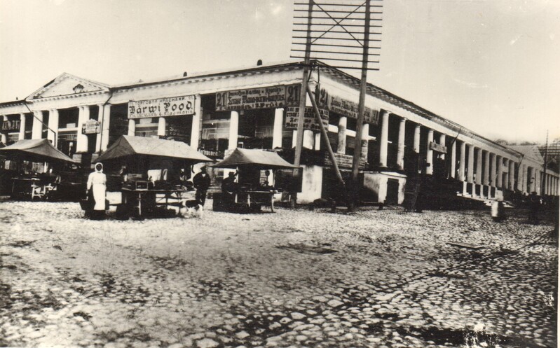fotokoopia vaade Tartu turuhoonele 1913
