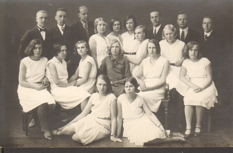 foto Järvamaa Paide ÜG 3.klass 1930-31