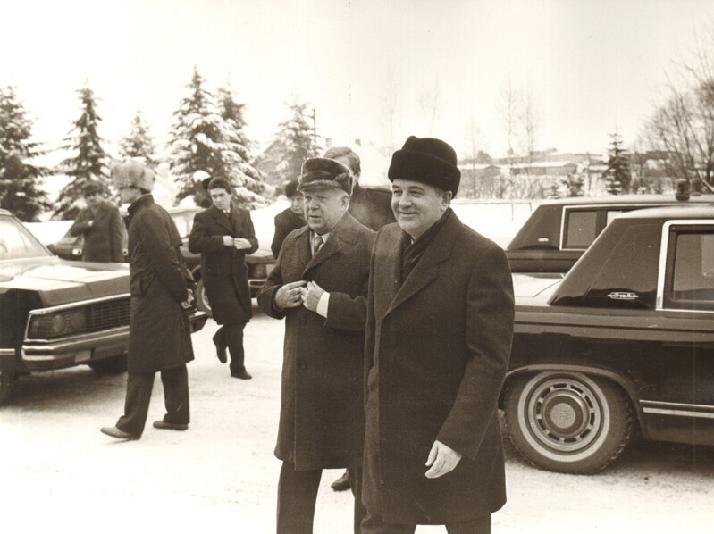 M.S.Gorbatshov abikaasaga Väätsal