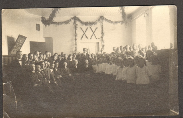 foto, Eesti Vabariigi XX aastapäev Paide Ühisgümnaasiumis 1938