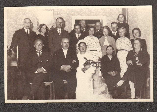 foto, Otto Suitsu pulmad Paide Rahvamajas 1936